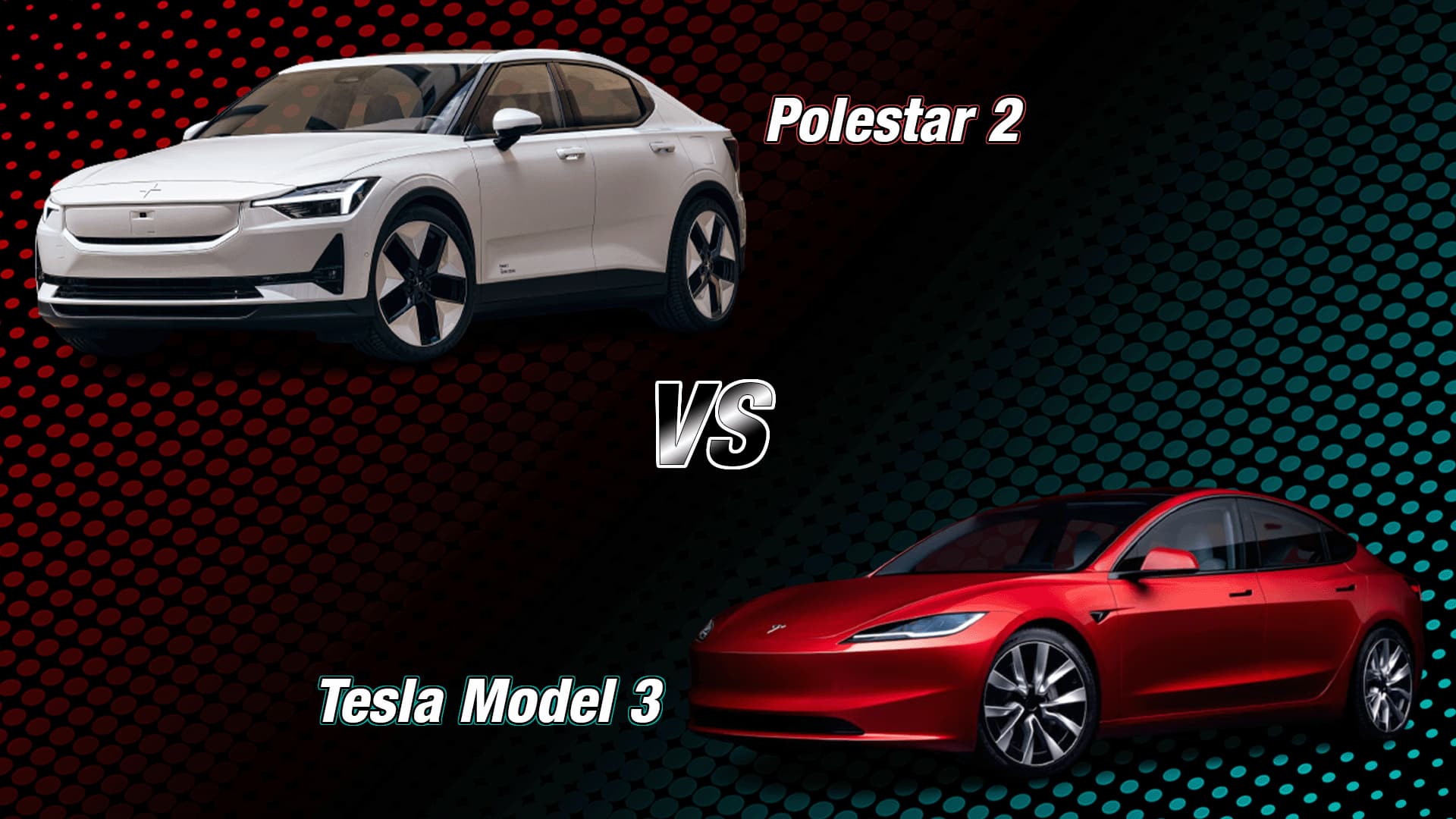 Polestar 2 dimensions vs deals model 3