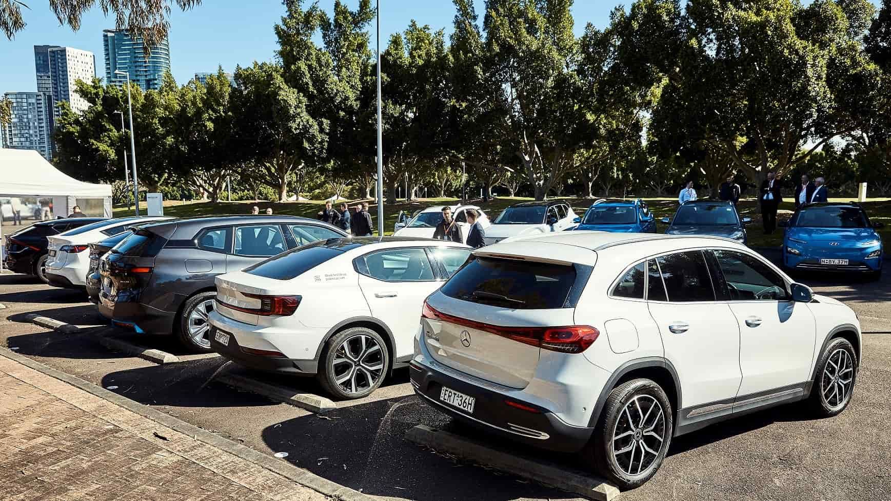 Fleet of electric cars