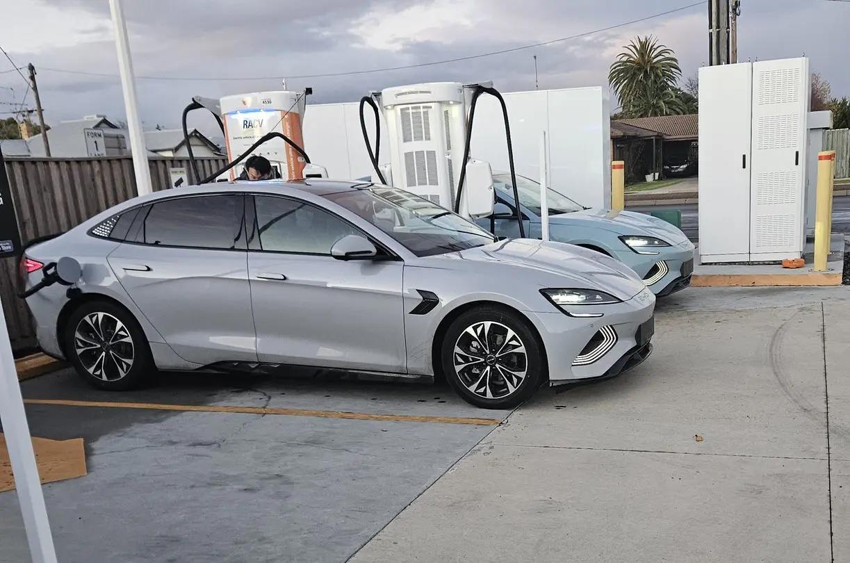 BYD Seal at Charging Station