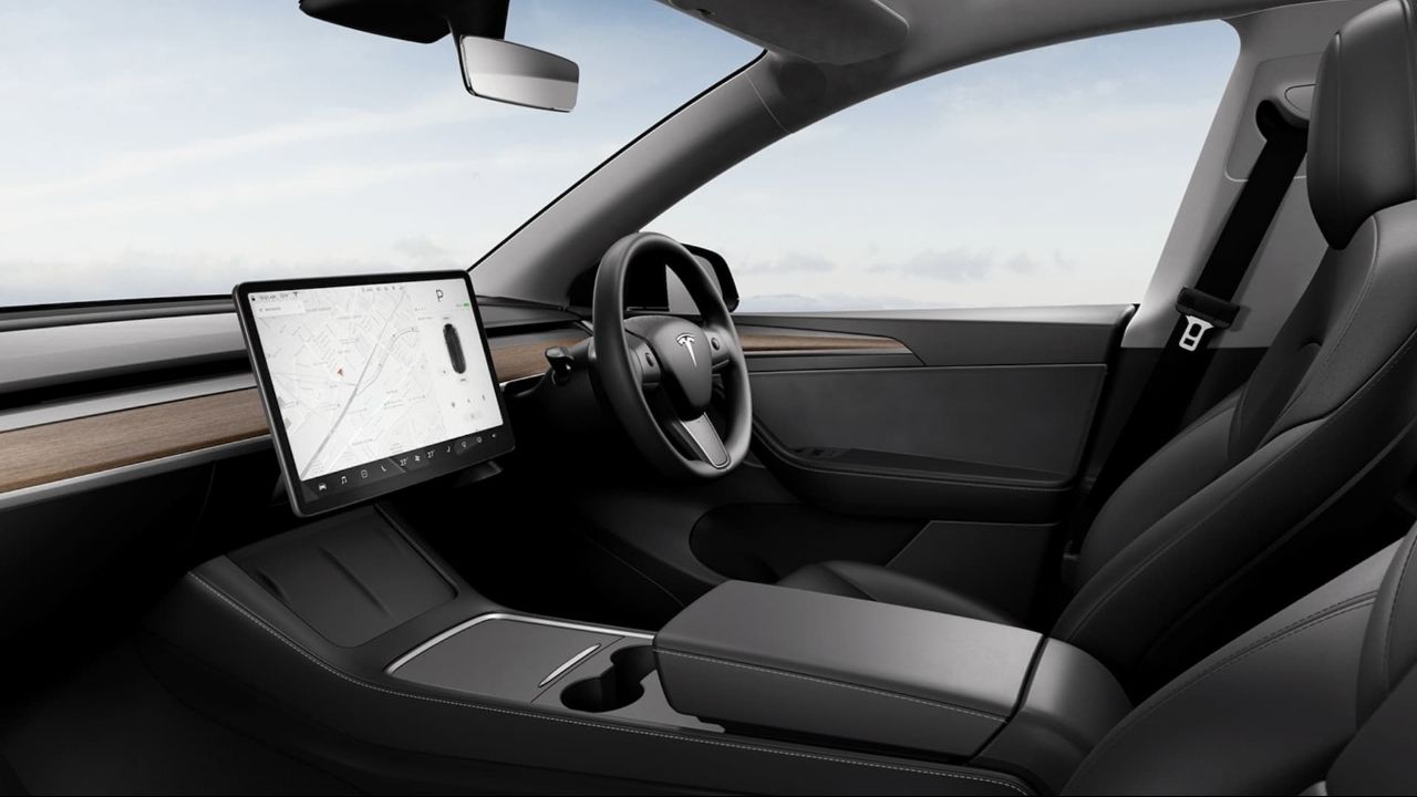 Tesla Model Y black interior