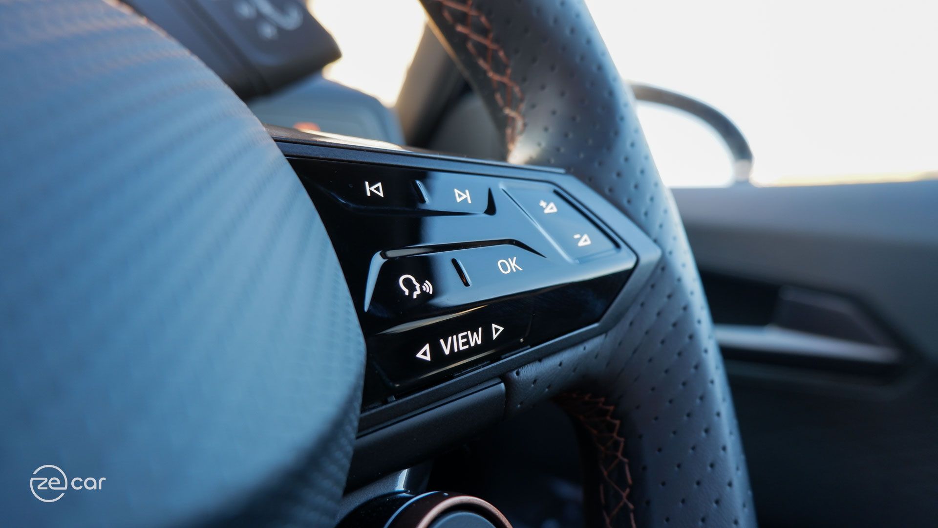Cupra Born touch-sensitive buttons and sliders
