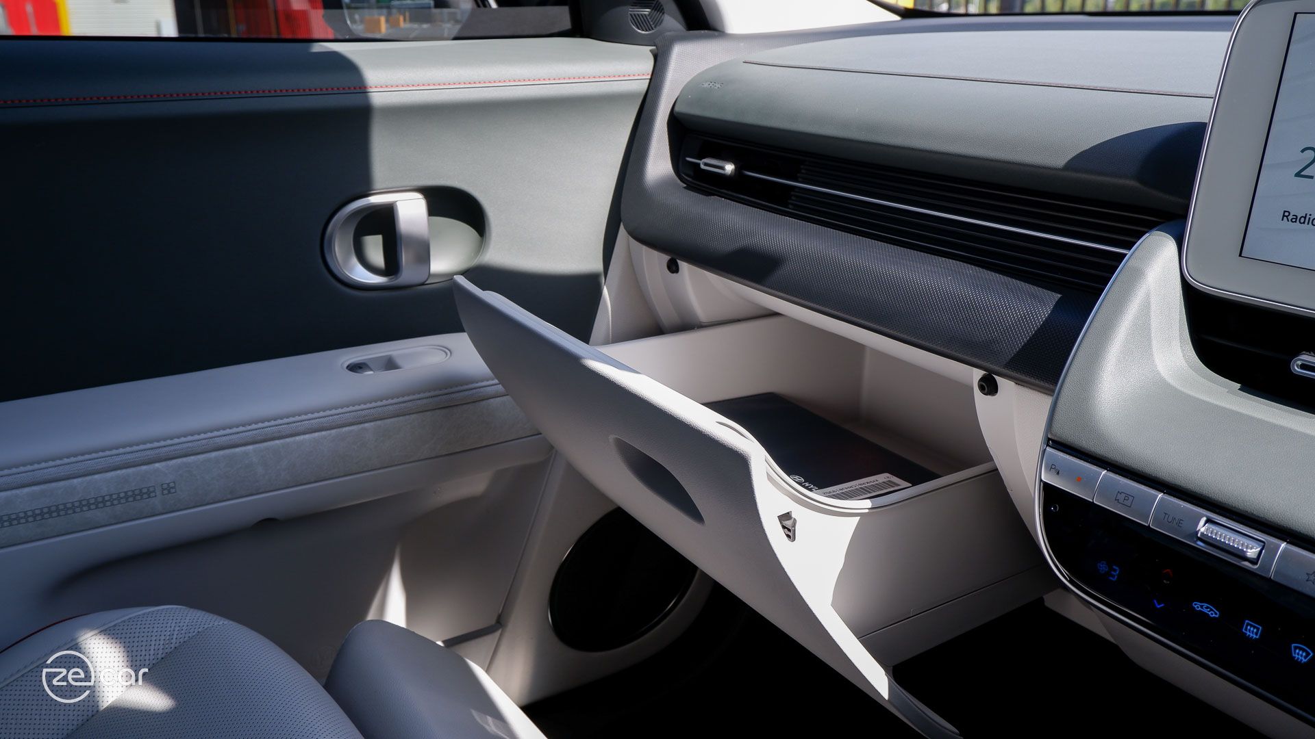 Hyundai Ioniq 5 seat and glovebox