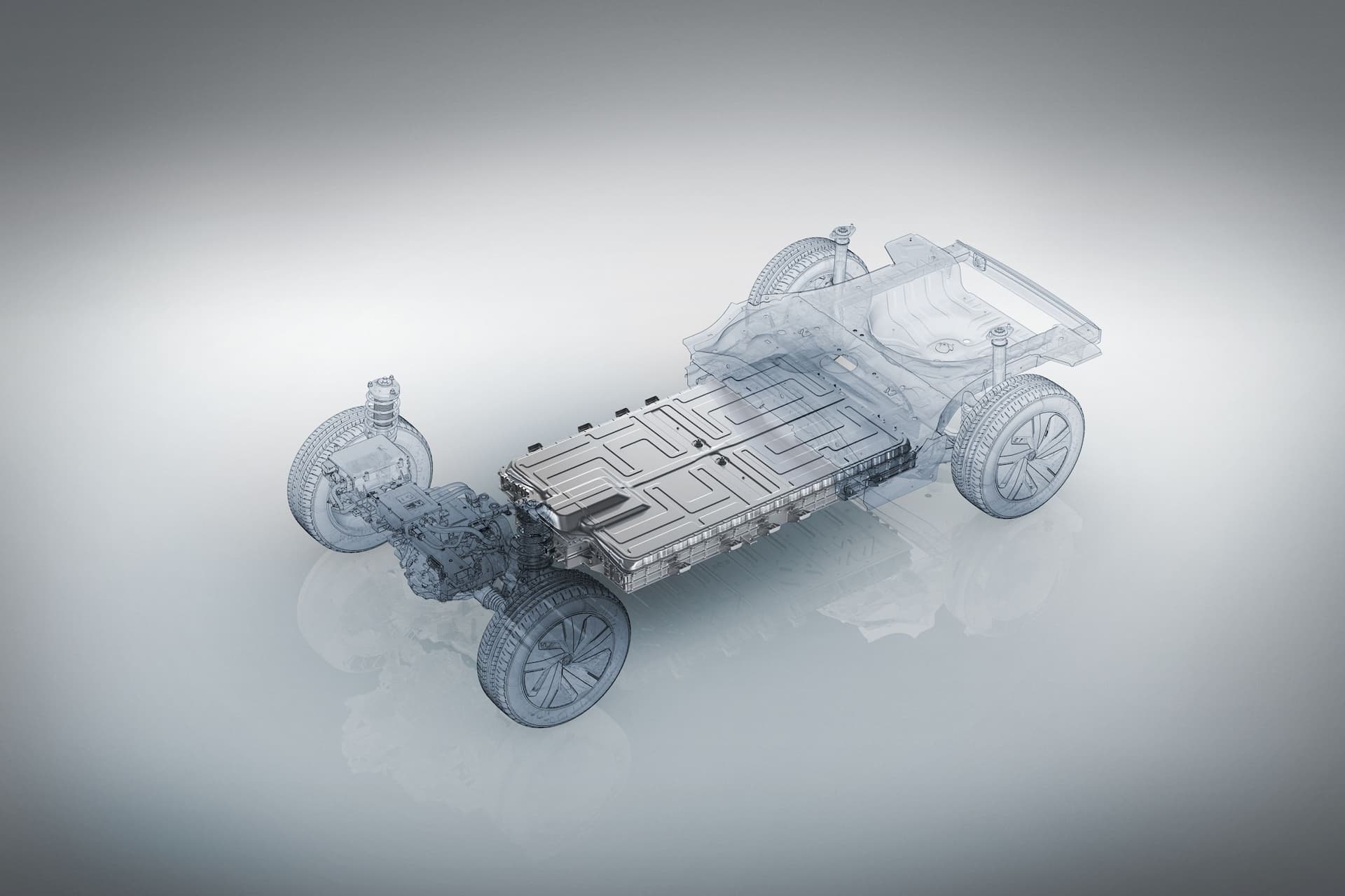 MG ZS EV battery render