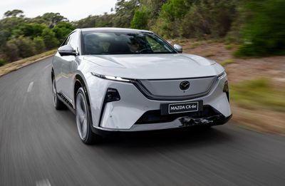 2026 Mazda CX-6e electric SUV exterior