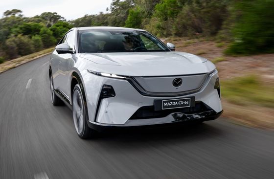 2026 Mazda CX-6e electric SUV exterior