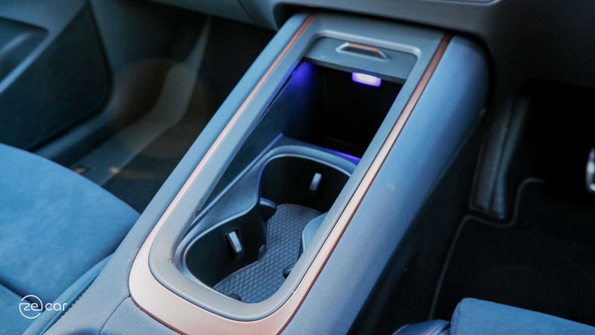 Cupra Born boot and cup holder