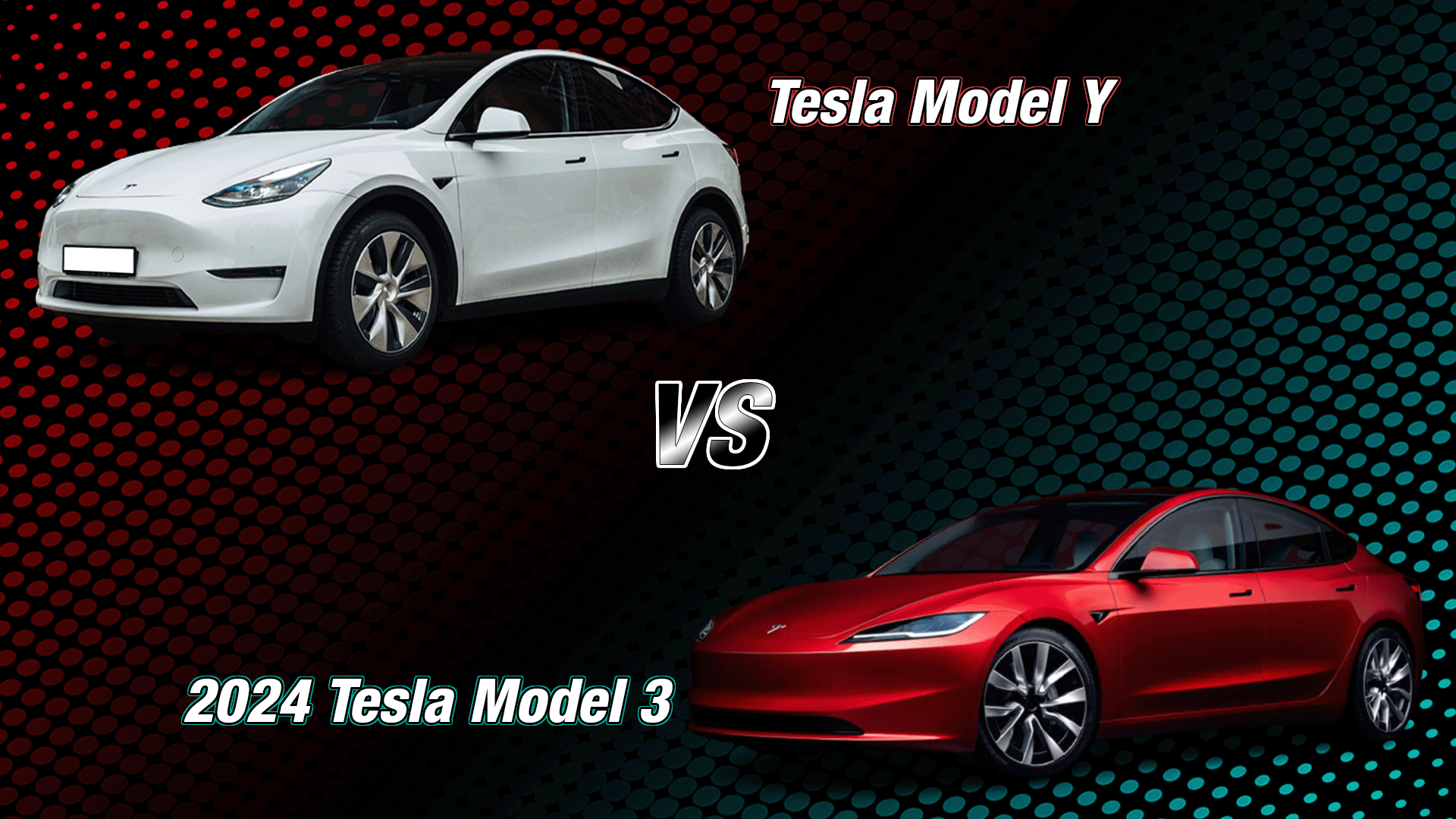 2024 Tesla Model 3 vs. Model Y Size and Spec comparison Zecar