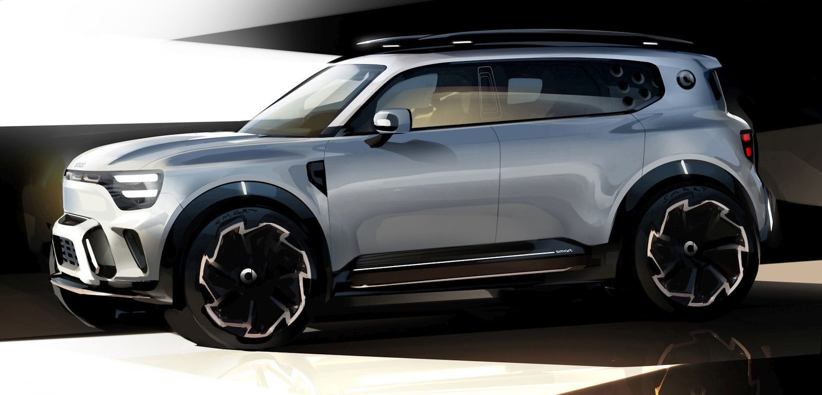 Smart #5 Concept Premieres in Australia: Boxy EV SUV For Active ...