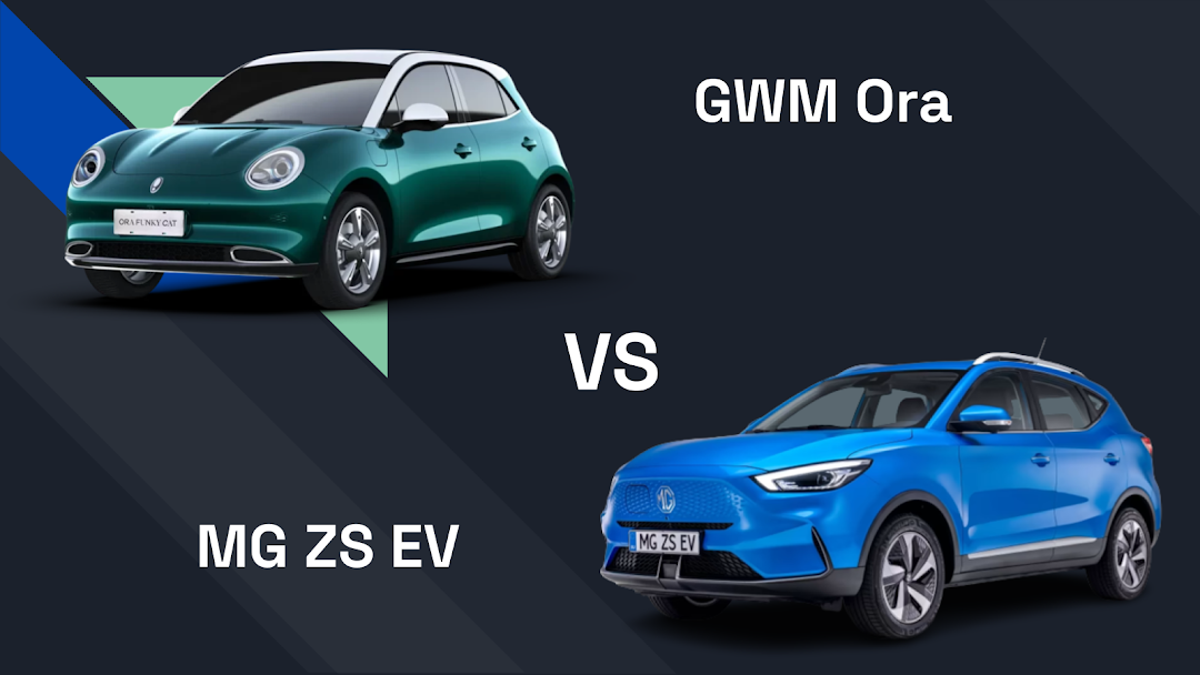 GWM Ora vs MG ZS EV angle