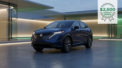 Nissan Ariya electric SUV with $2,500 loyalty bonus offer for existing customers
