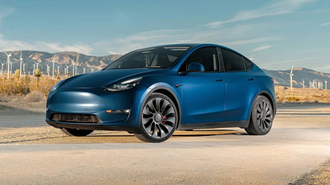 Tesla Model Y Performance Blue