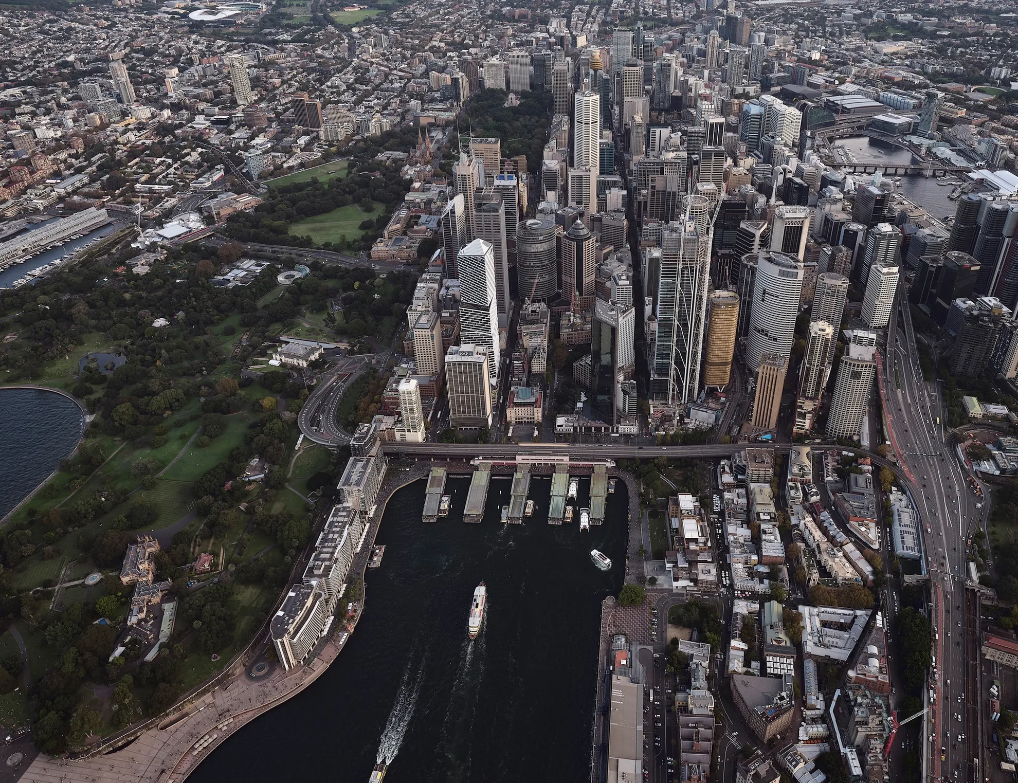 Sydney Aerial View Quay Quarter Tower Sydney