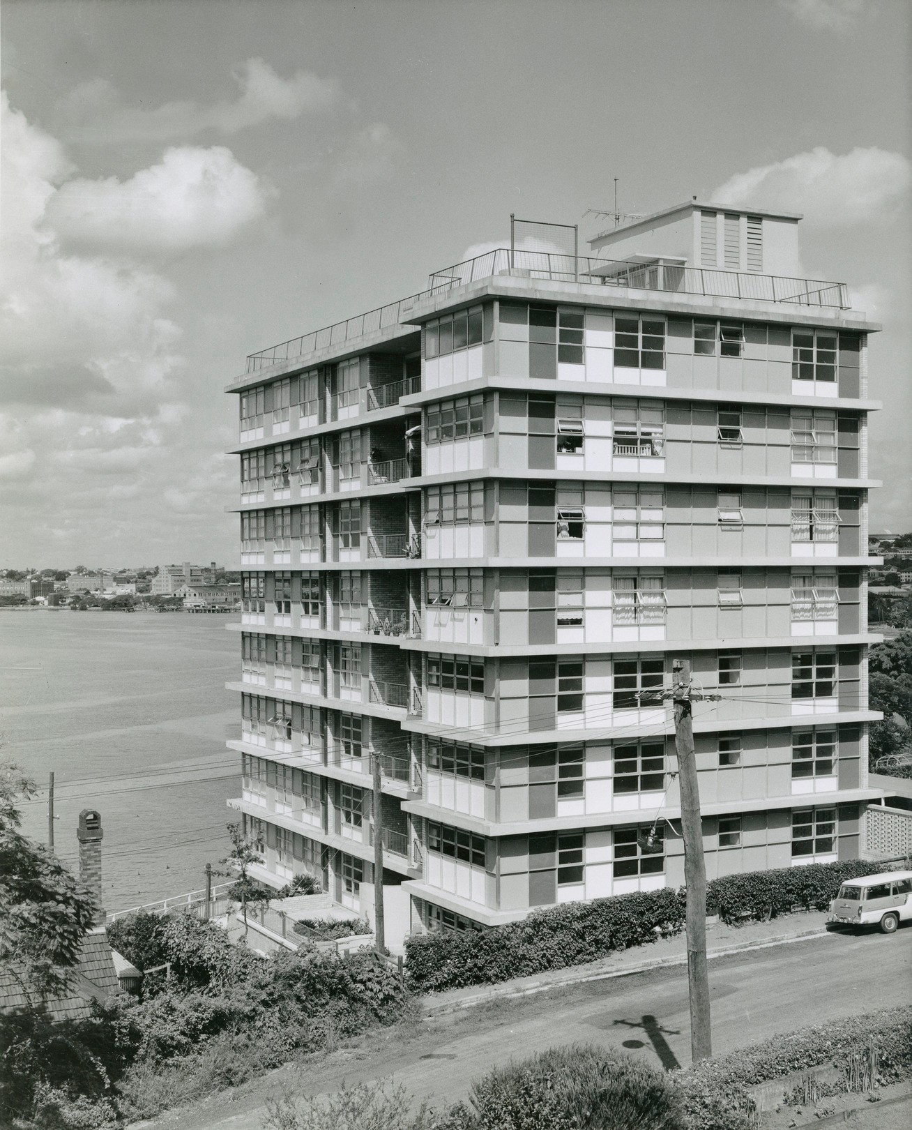 Camden Home Units was completed in 1961 and billed as “one of Queensland’s greatest advancements in accommodation” by The Courier Mail. 