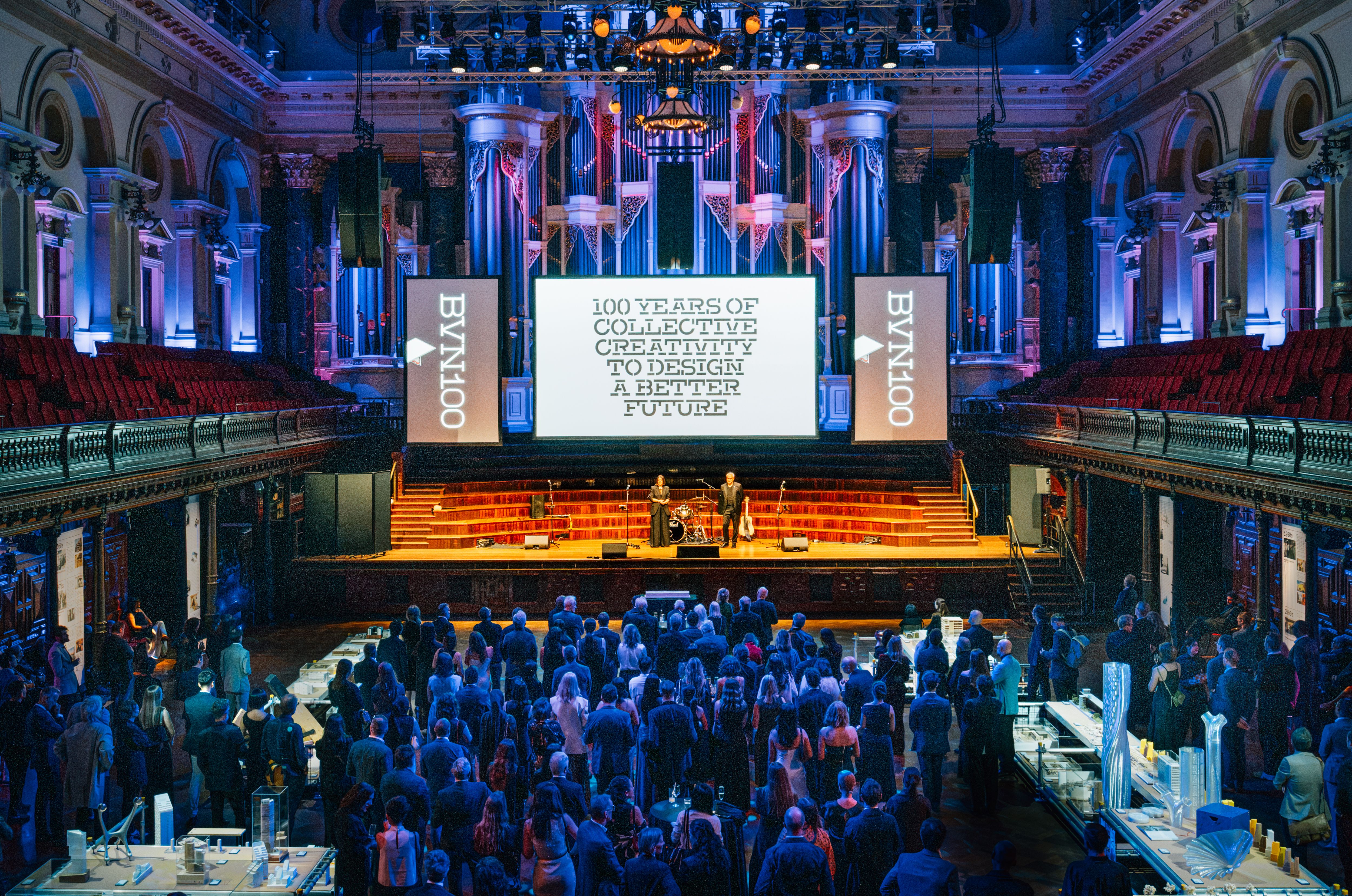 Exterior of the venue for the minimal test event