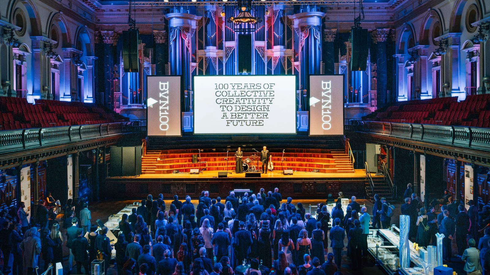 Exterior of the venue for the minimal test event