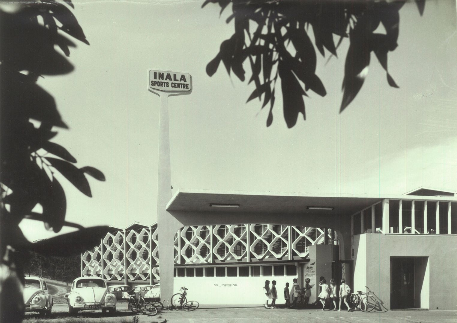 Opened in October 1959, Inala's community leisure centre brought together a swimming pool, roller-skating rink, squash court and canteen under one roof — privately developed, publicly loved.