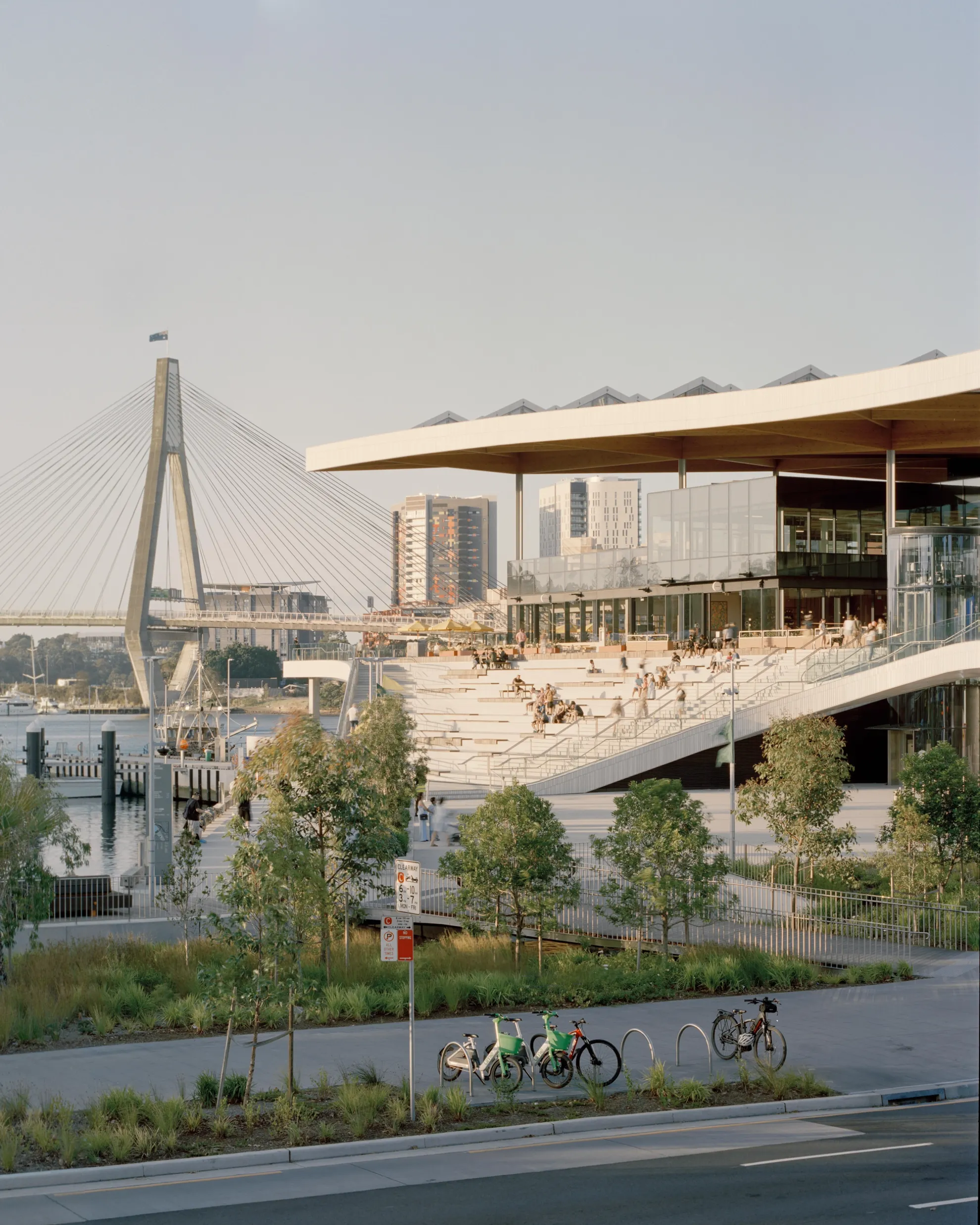 BVN Architecture Sydney civic architecture — New Sydney Fish Market waterfront public realm, award-winning community