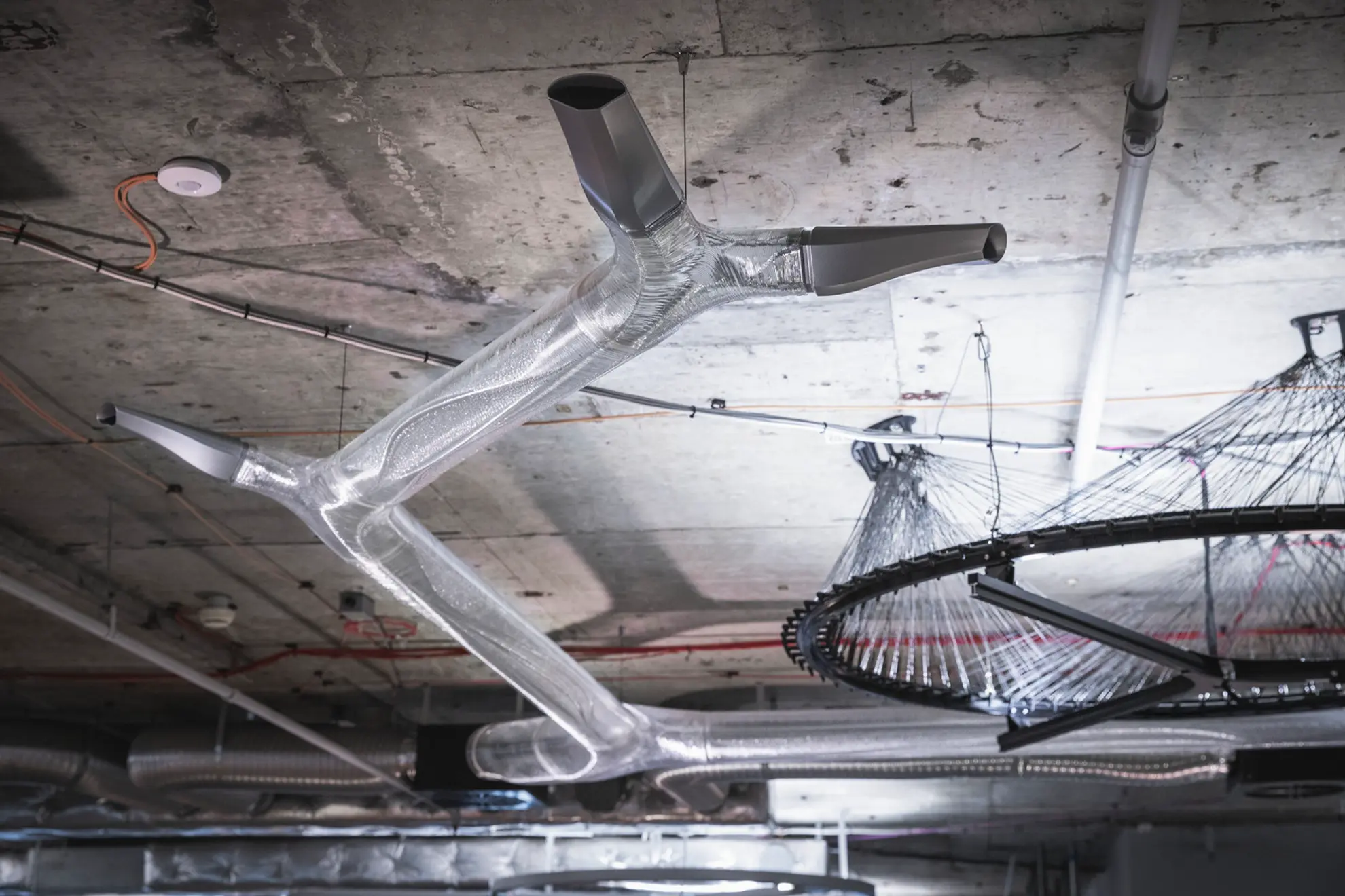 3D printed from waste plastic, Systems Reef air delivery can replace ceilings and steel ducting improving HVAC upgrades.