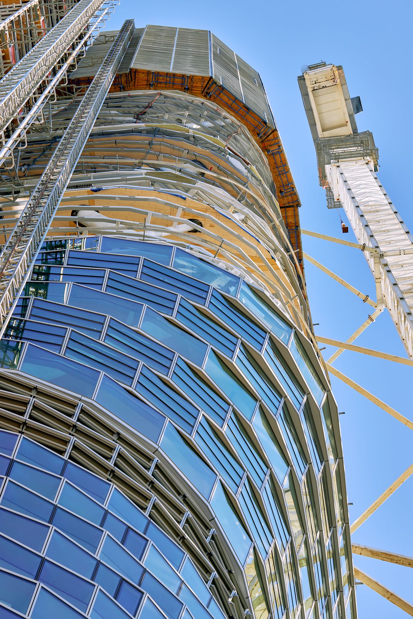 BVN Architecture Atlassian HQ Sydney CBD construction — mass timber hybrid tower workplace design architects Sydney