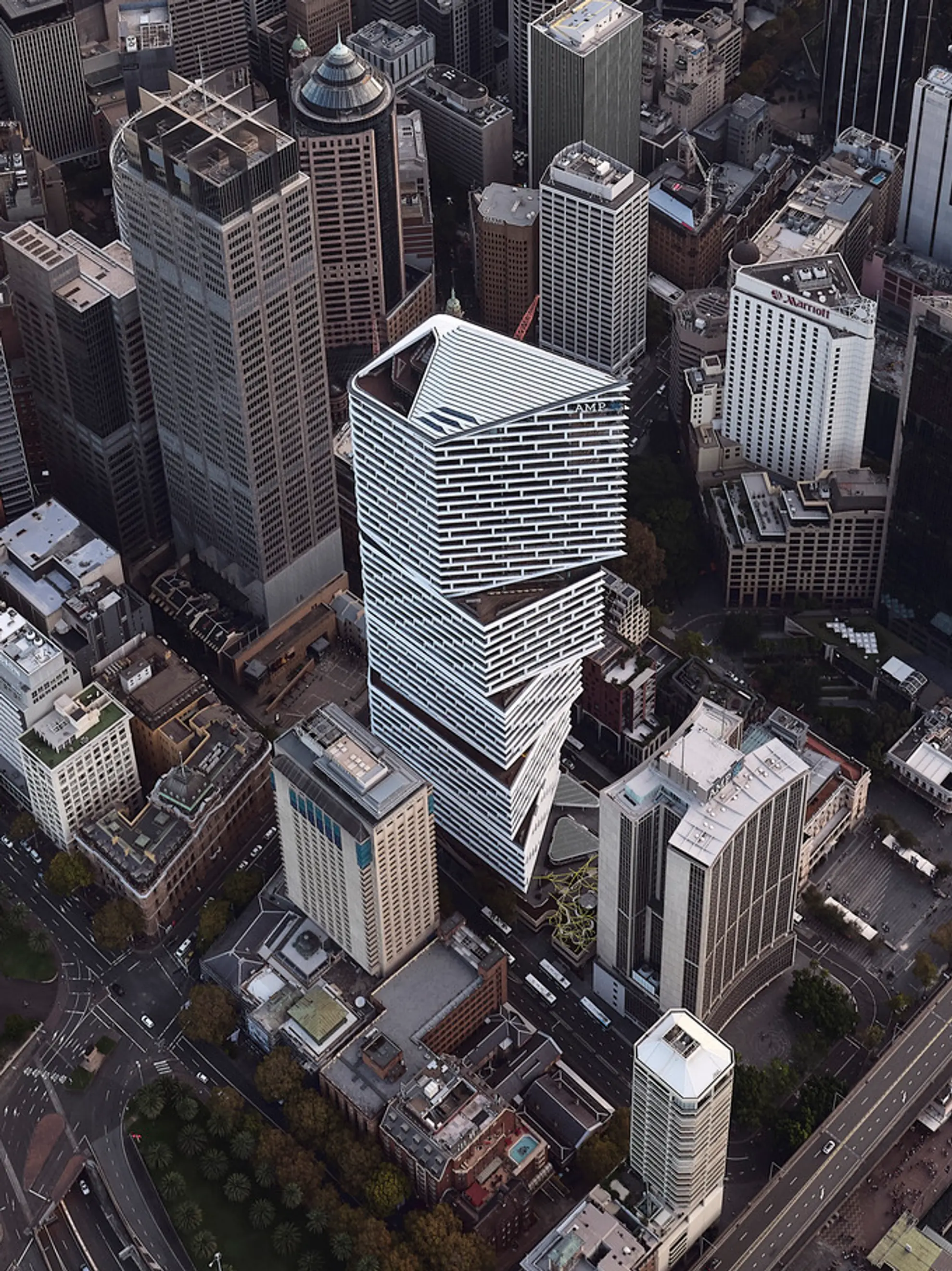 Sydney CBD Aerial View Quay Quarter Tower Sydney