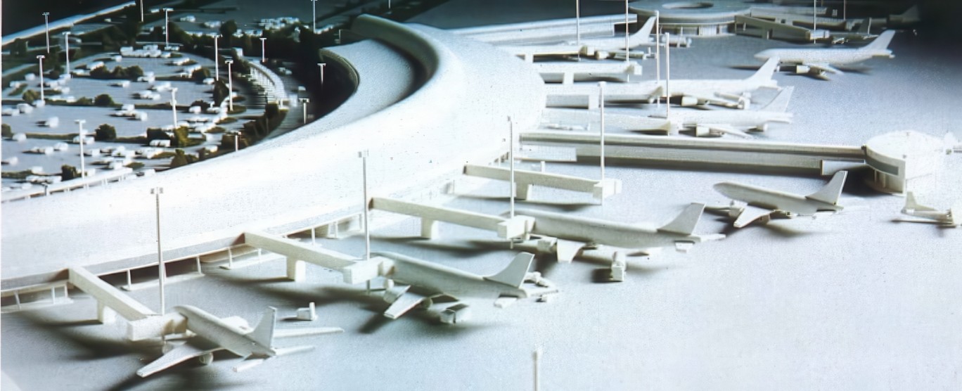 Brisbane Airport Domestic Terminal architectural model