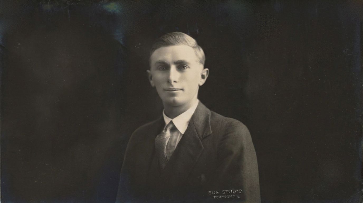 Arthur W F Bligh (b.1905-d.1998).  c.1929 photograph