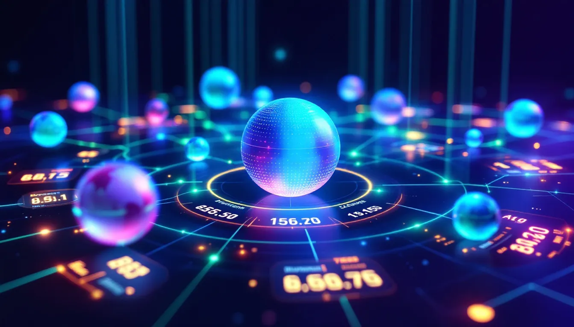 A visual representation of varying cryptocurrency prices across different exchanges.