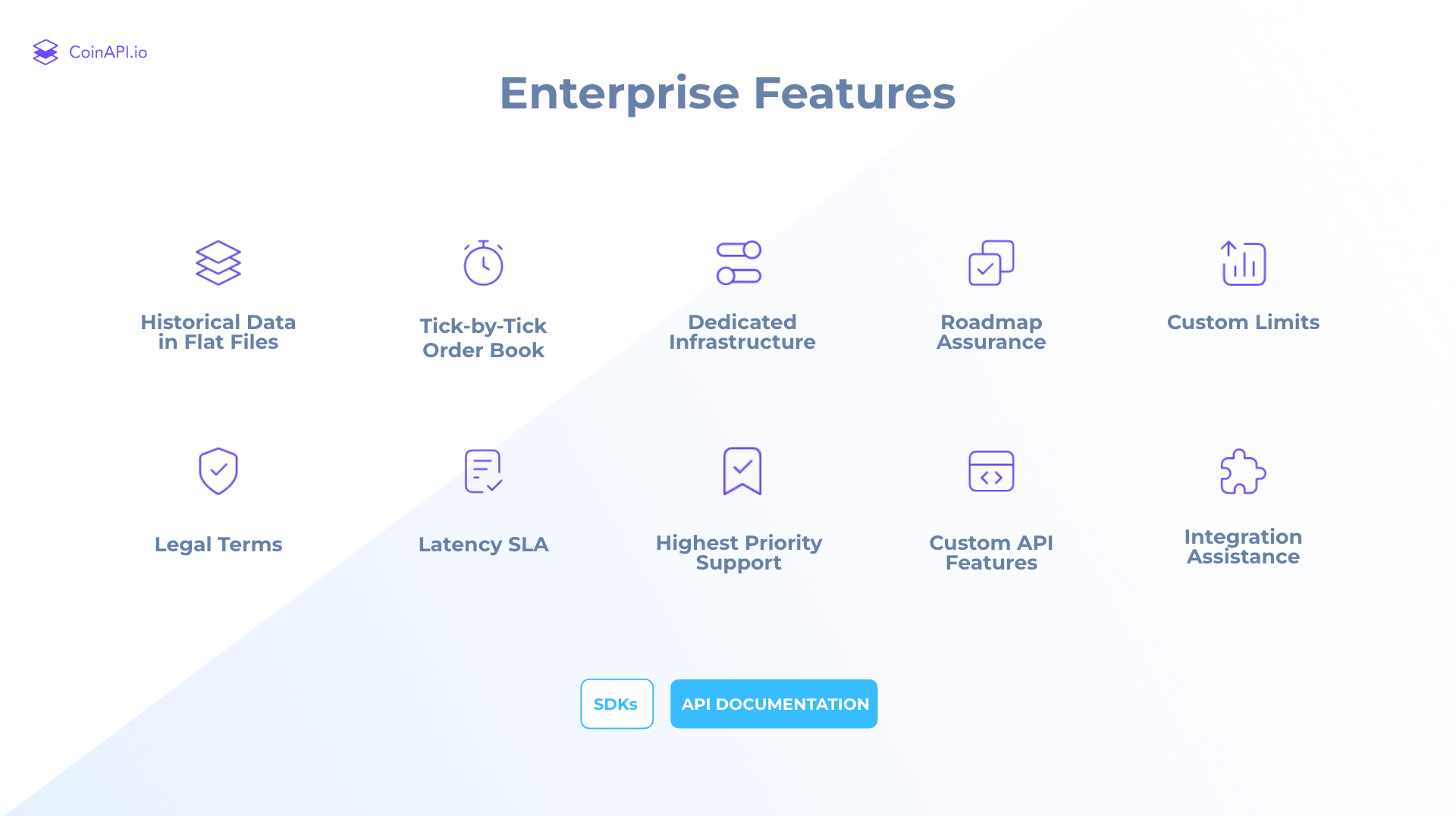 CoinAPI.io Blog - Market Data API vs Enterprise vs Exchange Link: Which  lane fits your stack?