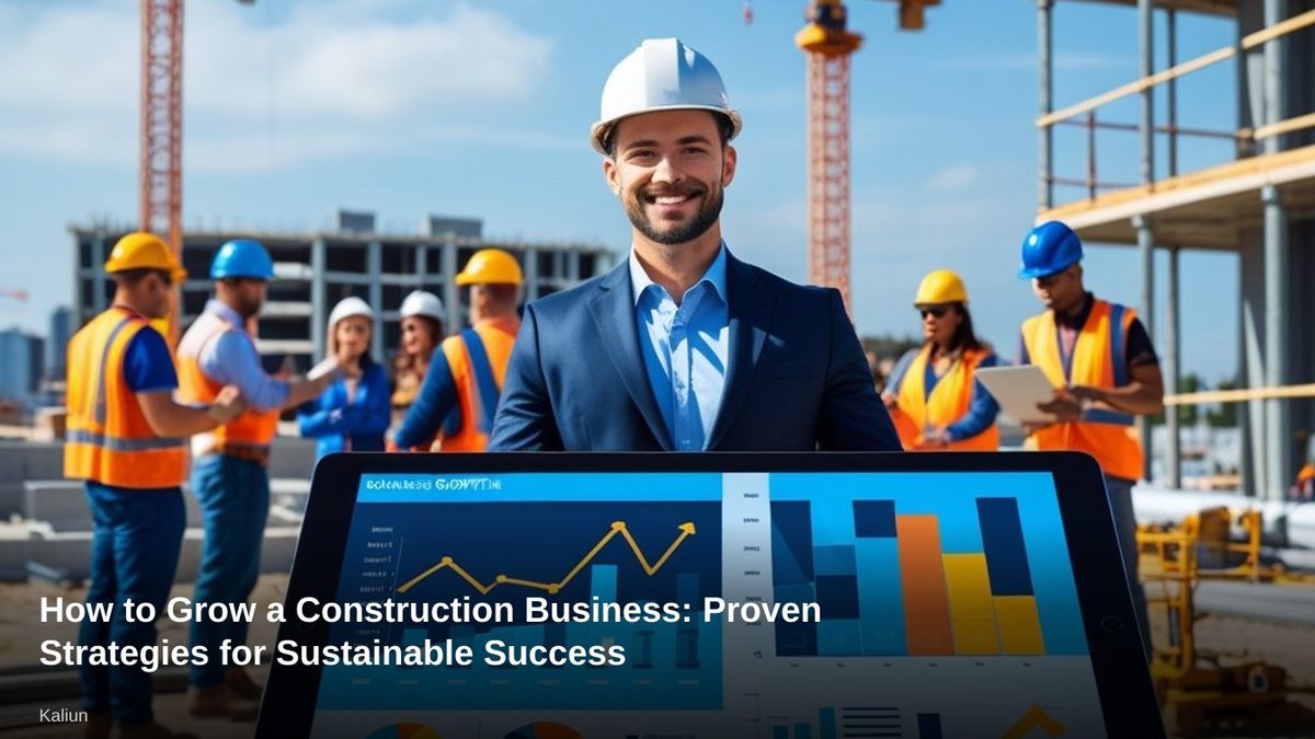 How to Grow a Construction Business: Proven Strategies for Sustainable Success