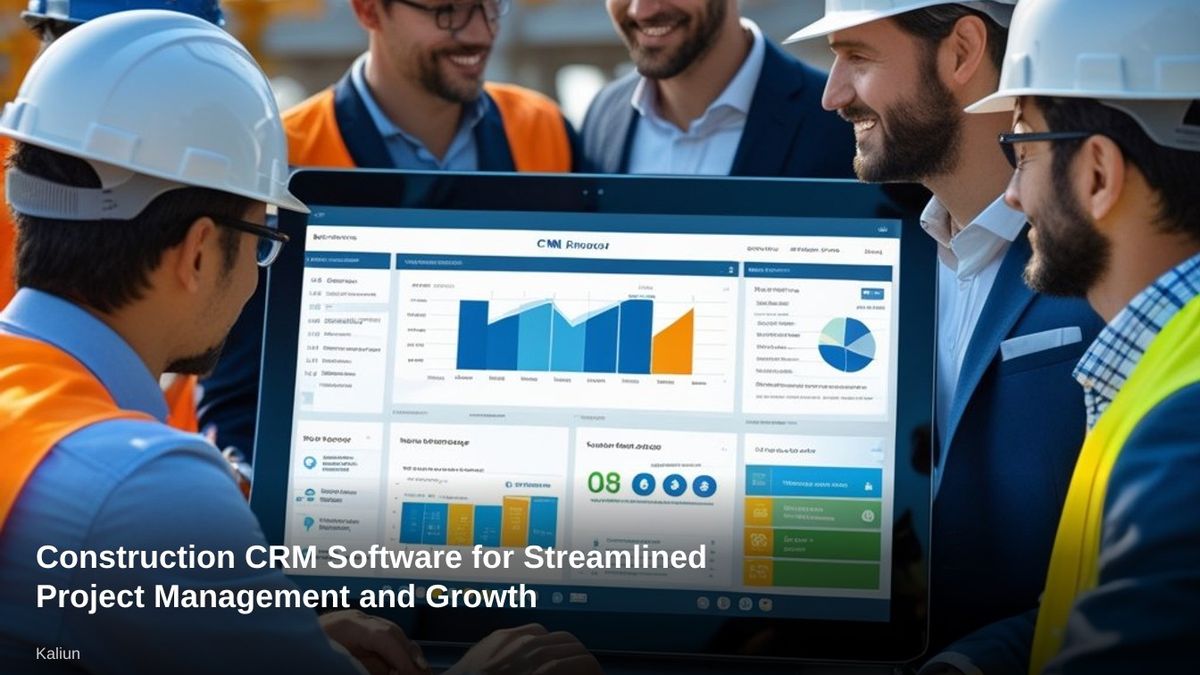 Construction CRM Software for Streamlined Project Management and Growth