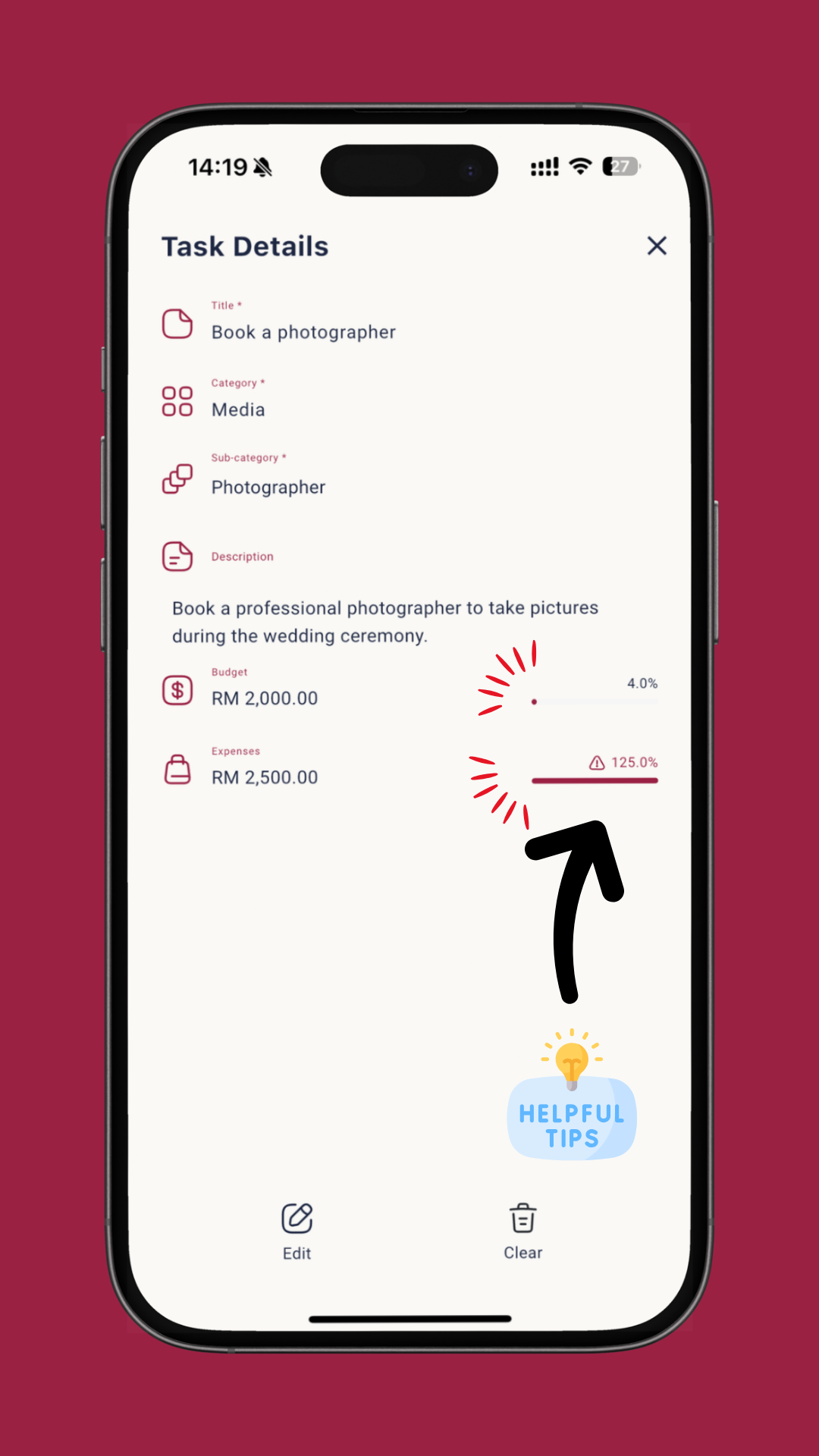 Akad Planner Budget and Expenses Tracker - Tips