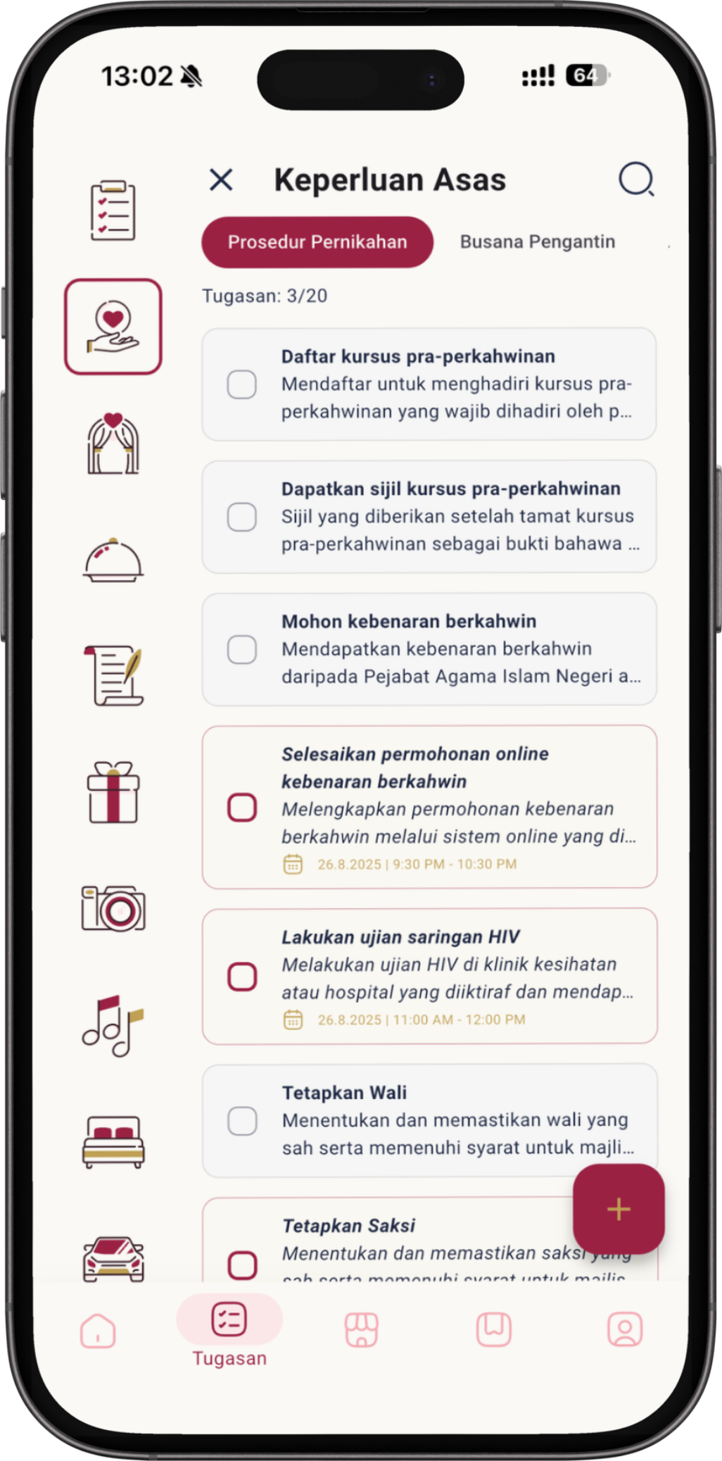 Ujian saringan HIV Akad Planner