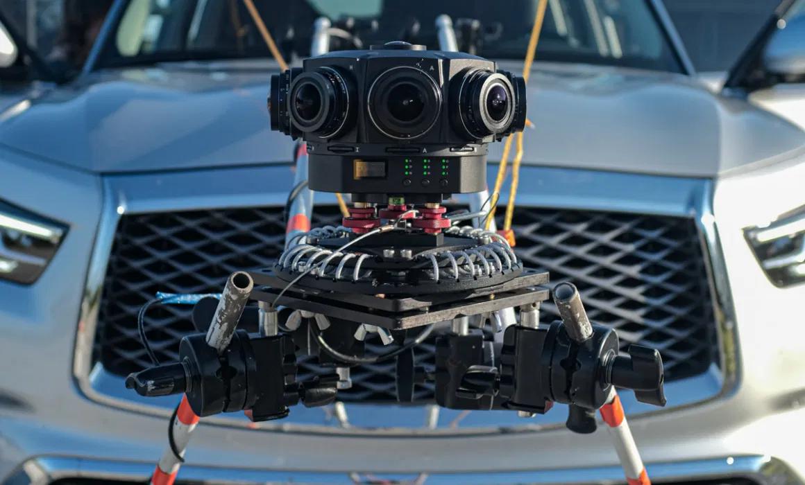 The rig on the front of our car