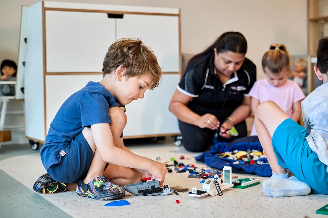 A play-based curriculum places a strong emphasis on community and relationship-building.