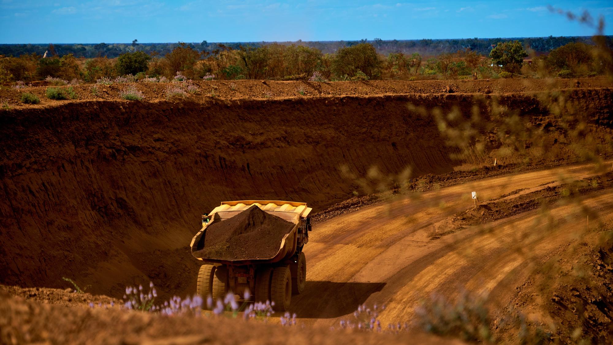 Blast at Iron Valley pit