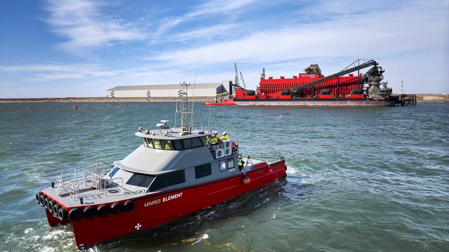 Two tug boats