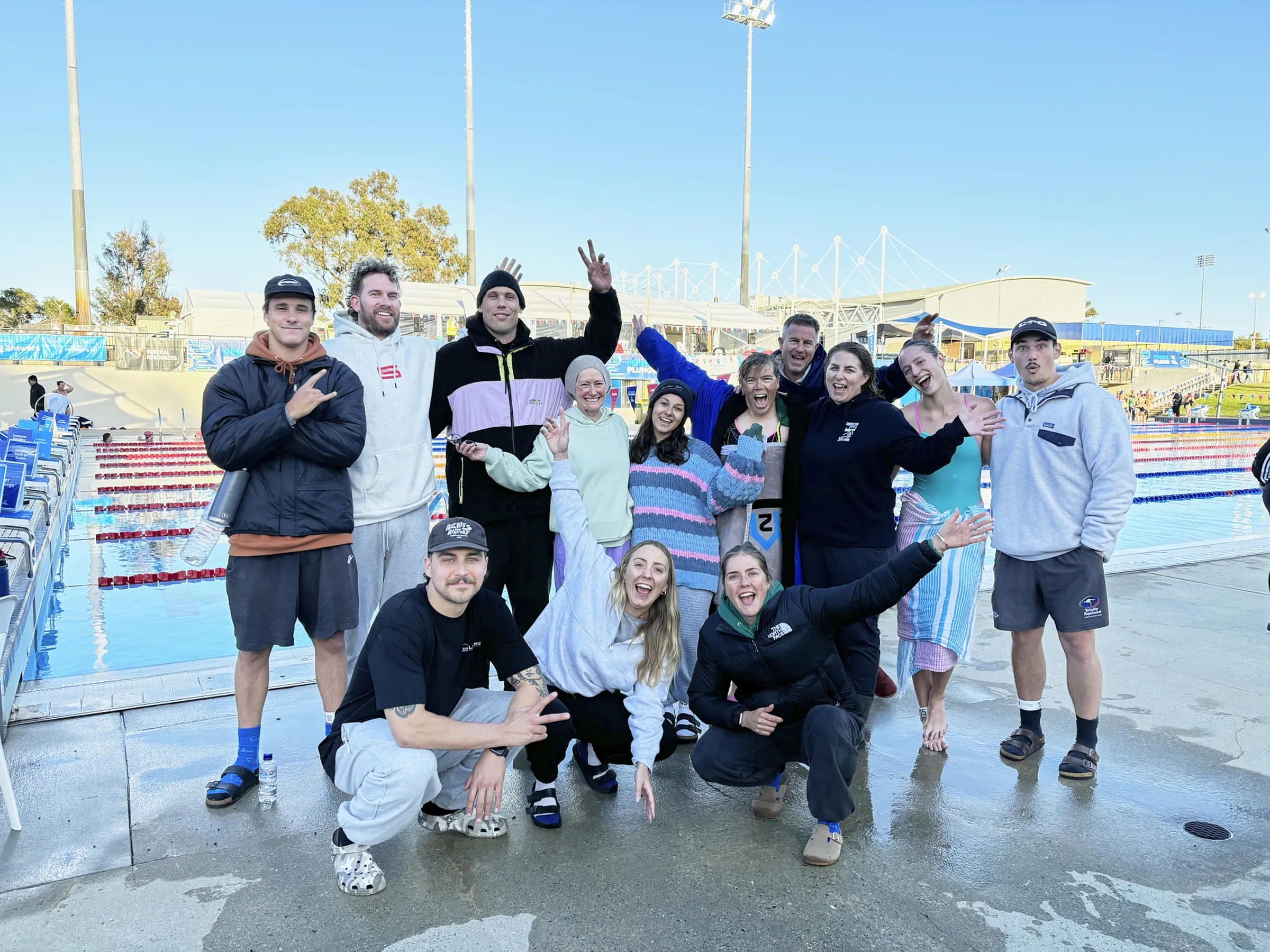 MinRes team at Perkins Plunge