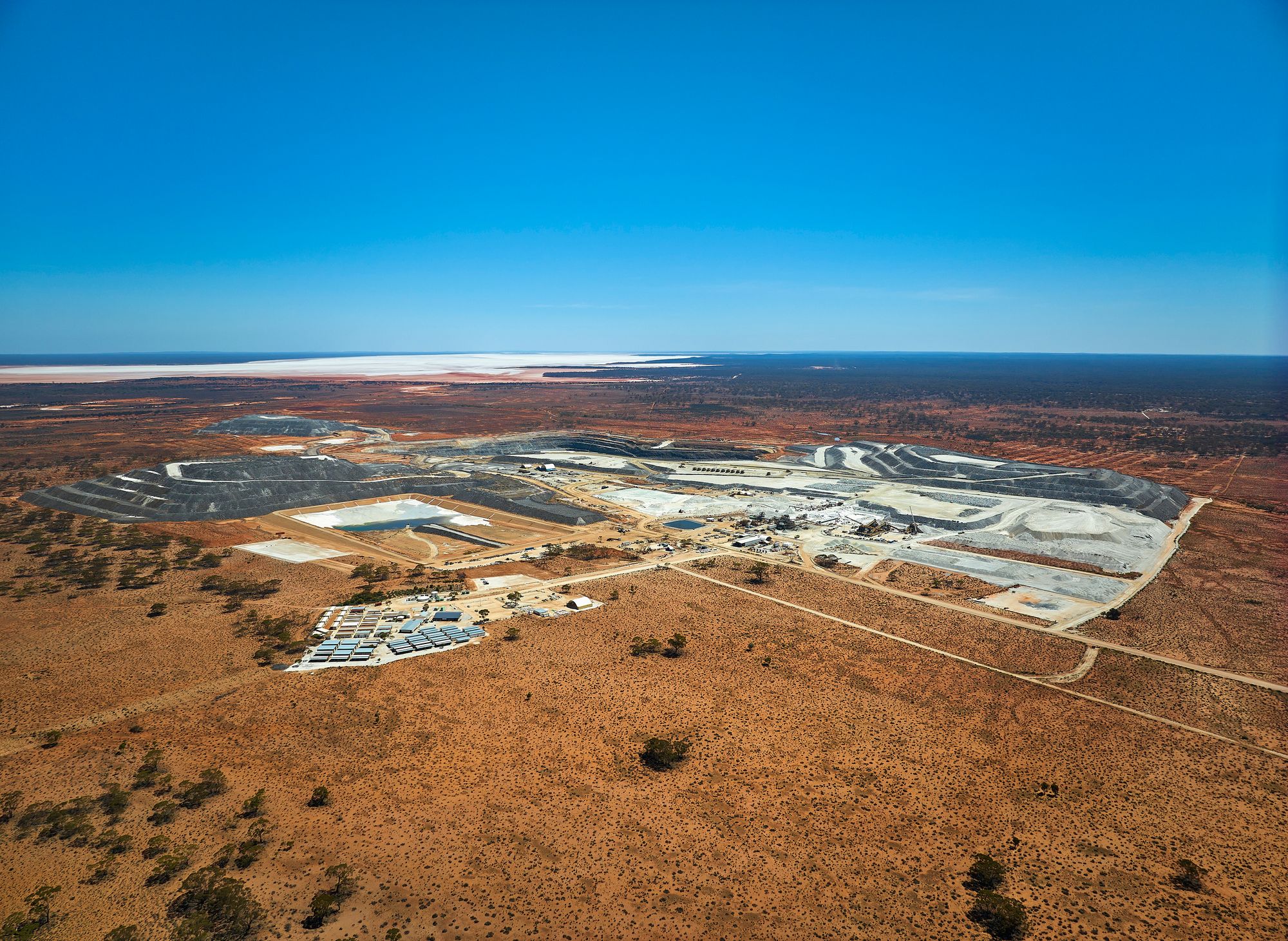 Drone footage of MinRes' Bald Hill minesite