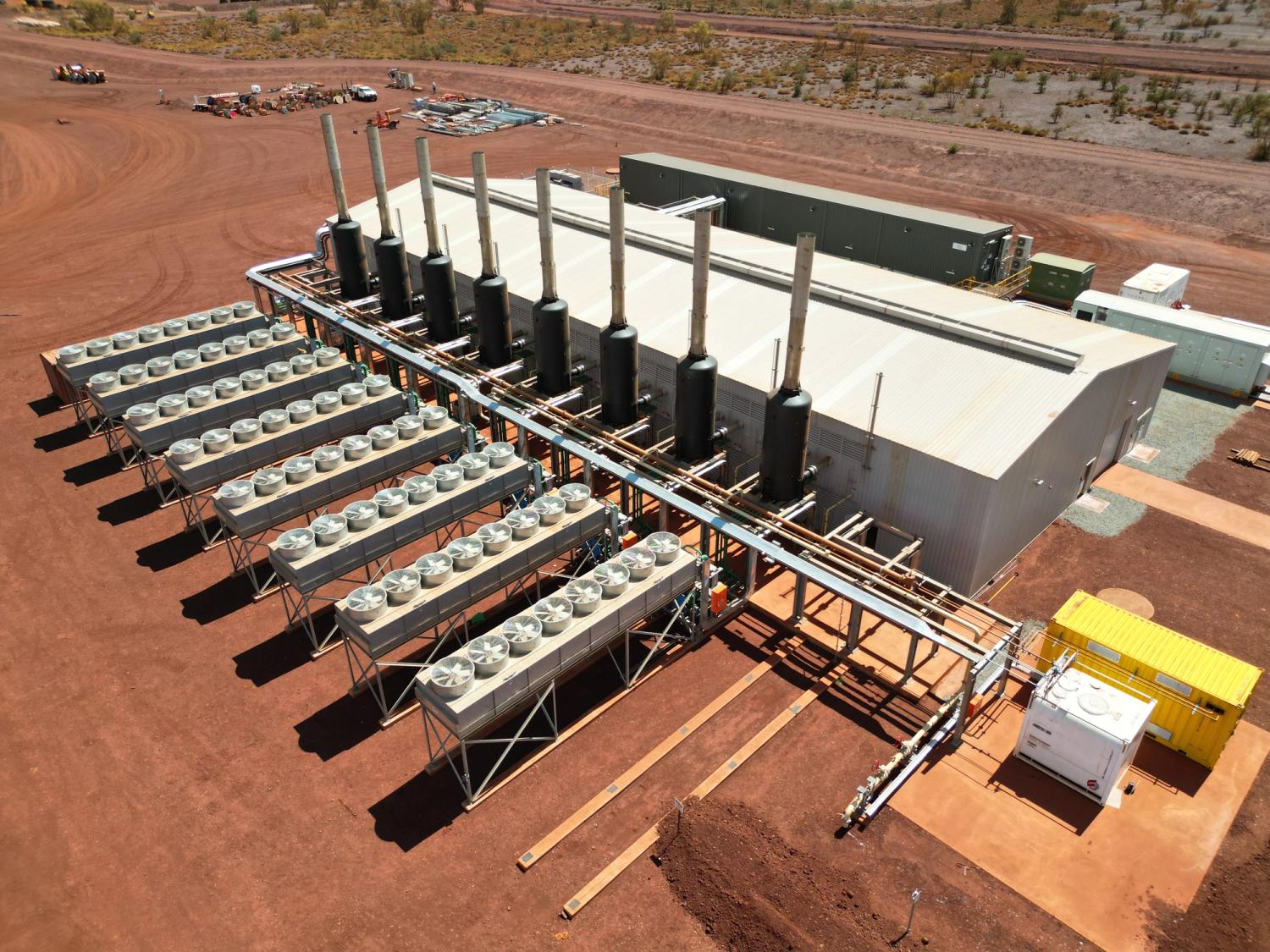 Drone footage of Ken’s Bore power station
