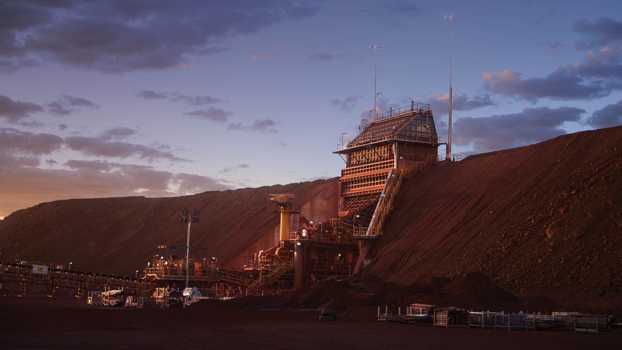 Crusher at Onslow Iron Project