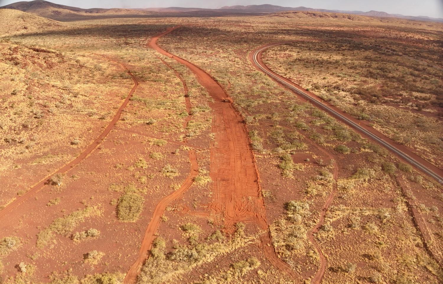 Lamb Creek drone shot
