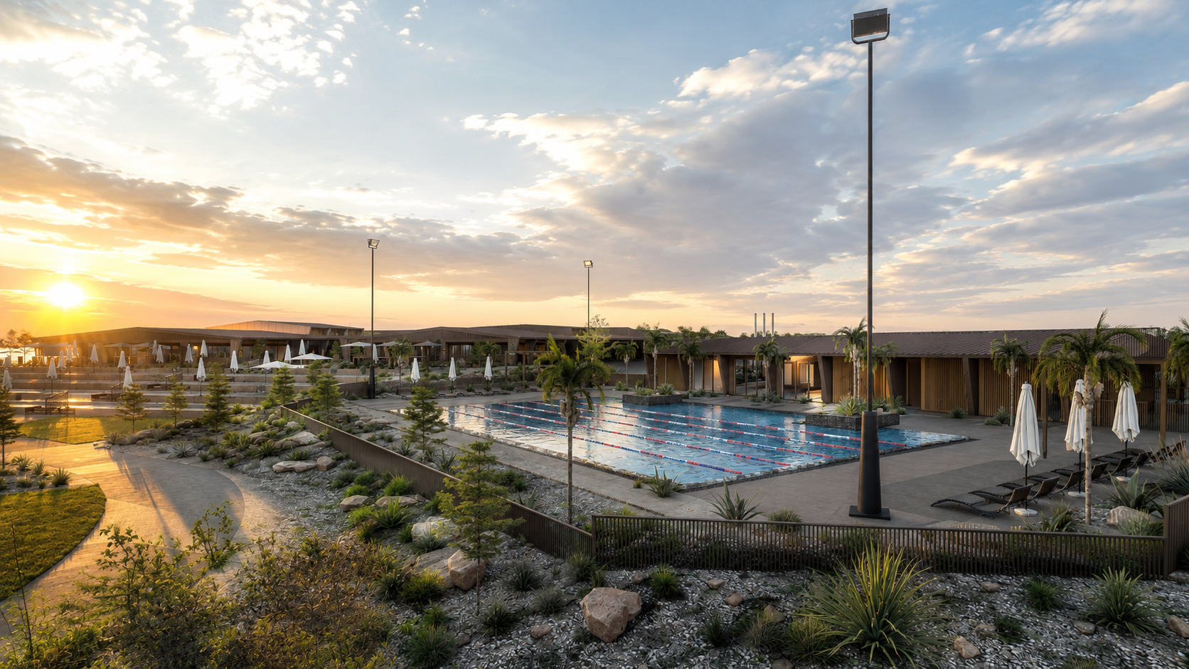 Pool at Lot 300 development 