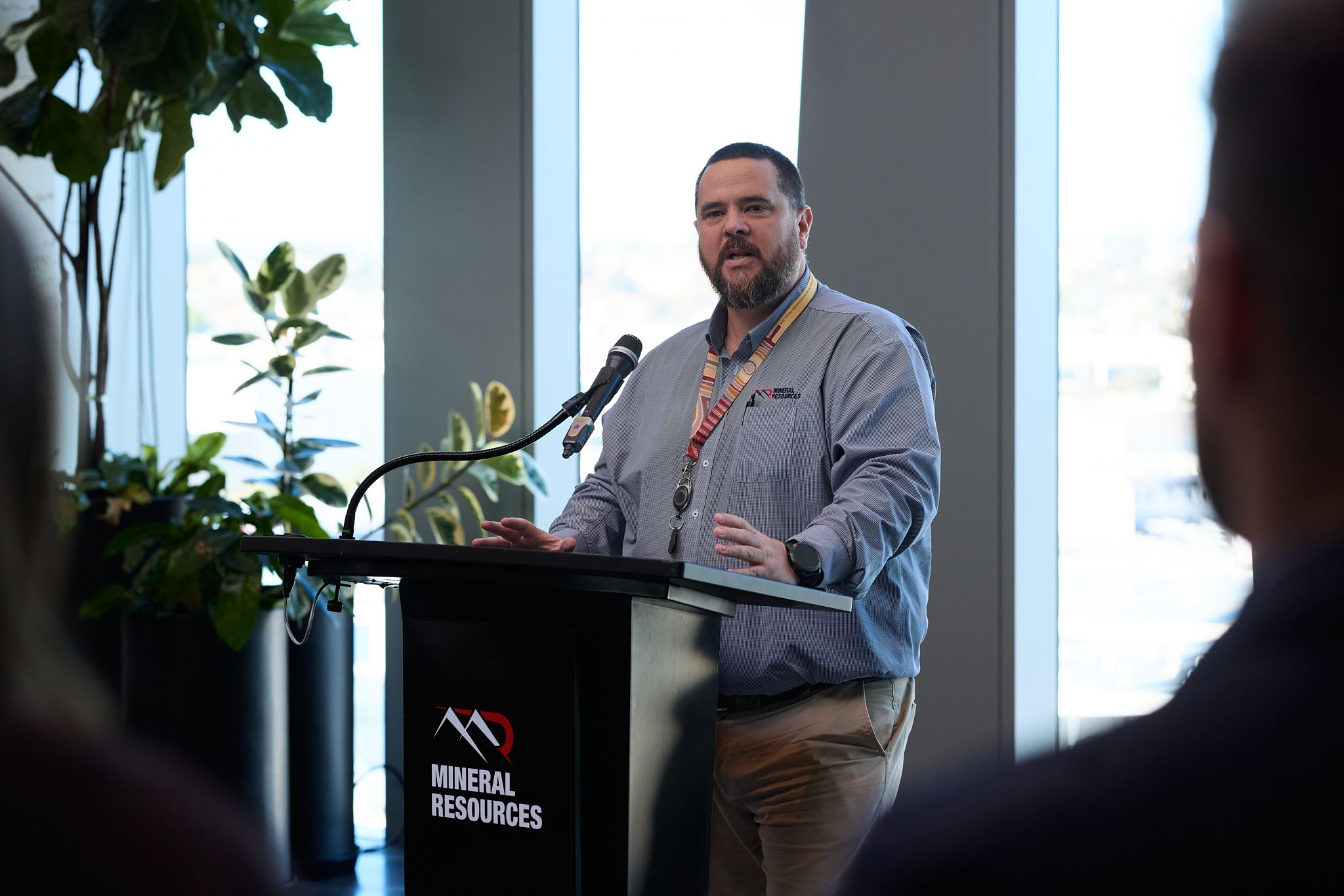 GM Asset Management Group Andrew Davey at the IPS Event Ceremony