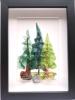 Rain Forest Textile Collage
