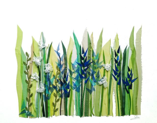 Garden Textile Collage