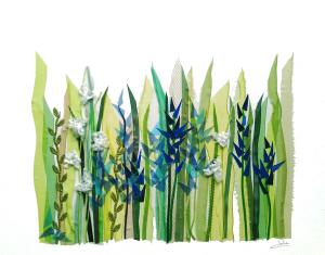 Garden Textile Collage