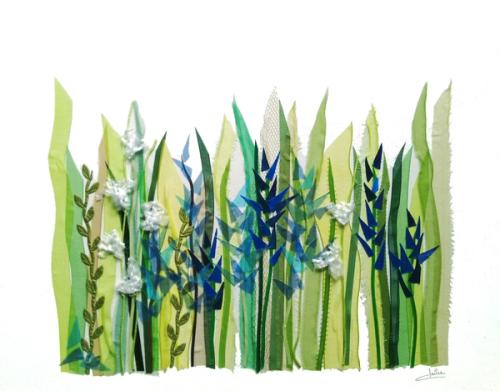 Garden Textile Collage