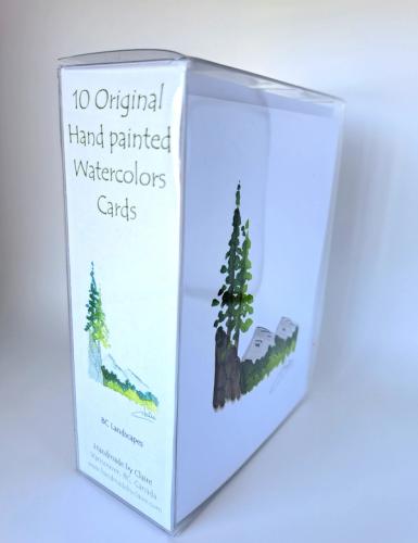 Watercolor Cards Box