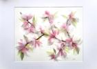 Magnolias Textile collage