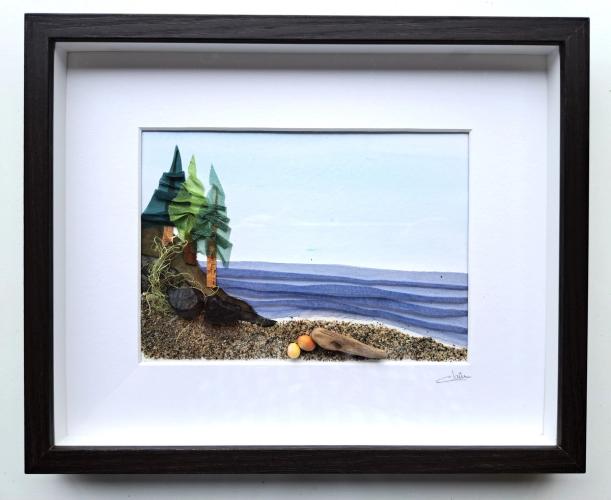 West Coast Textile Collage